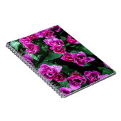 Roze tulpbloemen notitieboek (Rechterzijde)