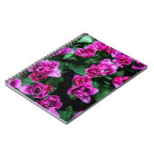 Roze tulpbloemen notitieboek (Linkerzijde)