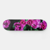 Roze tulpbloemen persoonlijk skateboard (Horizontaal)