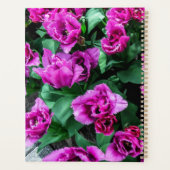 Roze tulpbloemen planner (Achterkant)