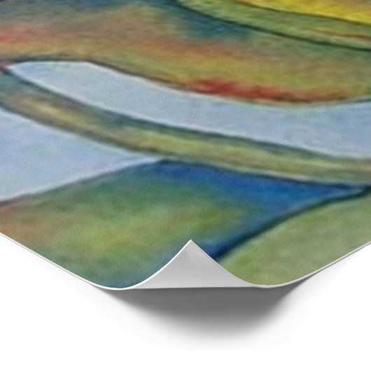 Roze tulpen afdrukken poster (Hoek)