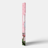 Roze Tulpen - Bichon en Maltees Case-Mate iPhone Case (Achterkant / Rechts)