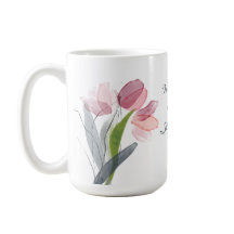 Roze Tulpen Bladeren Witte Beste Stiefmoeder van d