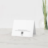 Roze Tulpen Blank Note Cards Bedankkaart (Achterkant)