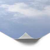 Roze Tulpen Blauwe Hemel Natuur Bloemenprint Poster (Hoek)