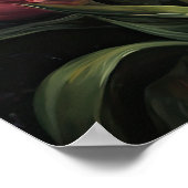 Roze Tulpen Bloemen Art Print Poster (Hoek)