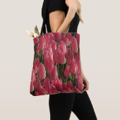 Roze Tulpen Bloemen Tote Bag (Dichtbij)