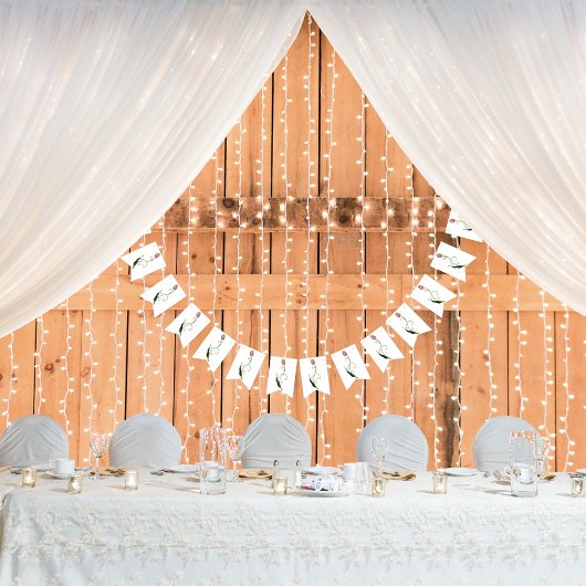 Roze Tulpen Bloemen Vlaggetjes