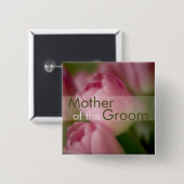 Roze tulpen ・ Button (Voorkant /achterkant)
