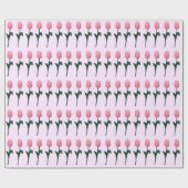 Roze tulpen cadeaupapier (Vlak)