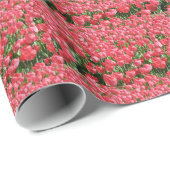 Roze tulpen cadeaupapier (Rol Hoek)