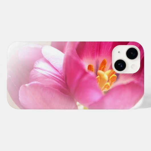  roze tulpen Case-Mate iPhone case (Achterkant (horizontaal))