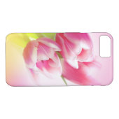 Roze tulpen Case-Mate iPhone case (Achterkant (Horizontaal))