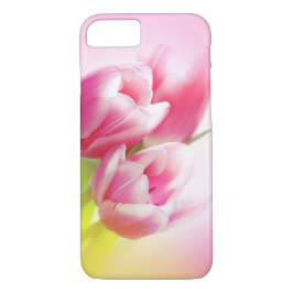 Roze tulpen 	iPhone 8/7 hoesje