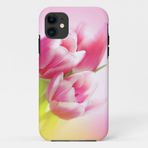Roze tulpen Case-Mate iPhone case