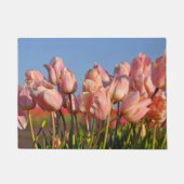 Roze tulpen deurmat (Voorkant)