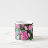 Roze tulpen espresso kop (Voorkant)