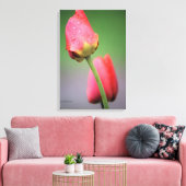 Roze Tulpen Foto Canvasprint Canvas Afdruk (Insitu (Woonkamer))