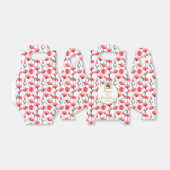  roze tulpen, foto's toevoegen, gelukkige verjaard bedankdoosjes (Uitgevouwen)