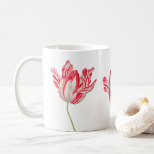 Roze tulpen koffie Mok