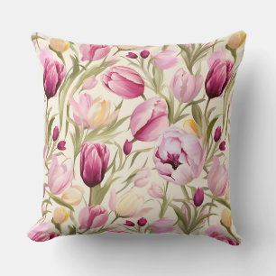 Roze tulpen kussen