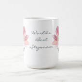 Roze tulpen laten de beste stepmam van de Witte We Koffiemok (Center)