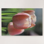 Roze tulpen legpuzzel (Horizontaal)