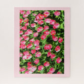 Roze tulpen legpuzzel (Verticaal)