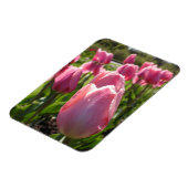 Roze tulpen magneet (Linkerzijde)