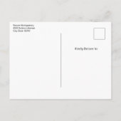 Roze Tulpen met Groene Bladeren Foto Verjaardag Uitnodiging Briefkaart (Achterkant)