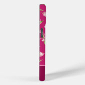 Roze Tulpen met strikken iPhone Case (Achterkant / Rechts)