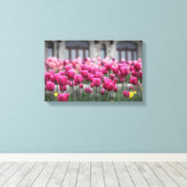 Roze Tulpen - Montreal (Canvas) Canvas Afdruk (Insitu (Houten vloer))