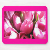 Roze tulpen muismat (Voorkant)