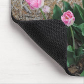 Roze Tulpen Muismat (Hoek)