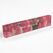  roze tulpen naambordje