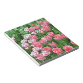 roze tulpen notitieblok (Schuin)