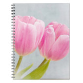 roze tulpen notitieboek (Voorkant)