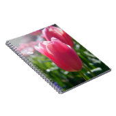 Roze tulpen notitieboek (Rechterzijde)