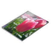 Roze tulpen notitieboek (Linkerzijde)