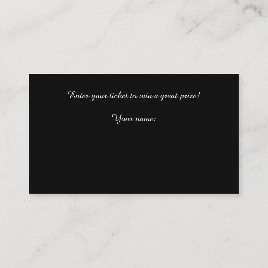 Roze tulpen op zwart informatiekaartje (Achterkant)