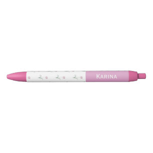 Roze Tulpen Pen met Naam