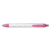 Roze Tulpen Pen met Naam (Achterkant)