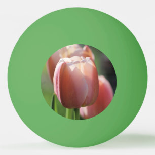 Roze tulpen pingpongbal