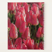 roze tulpen planner (Achterkant)