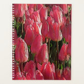 roze tulpen planner (Voorkant)