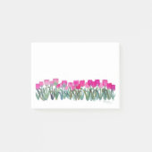 Roze tulpen post-it® notes (Voorkant)