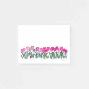 Roze tulpen post-it® notes