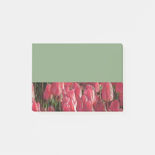  roze tulpen post-it® notes (Voorkant)
