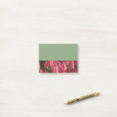 roze tulpen post-it® notes (Op bureau)