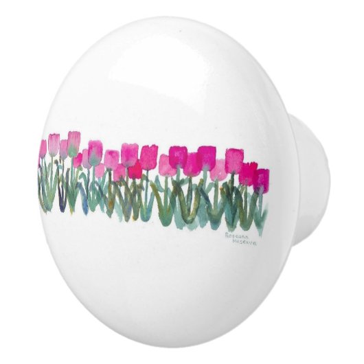 roze tulpen ronde knop (Rechts)